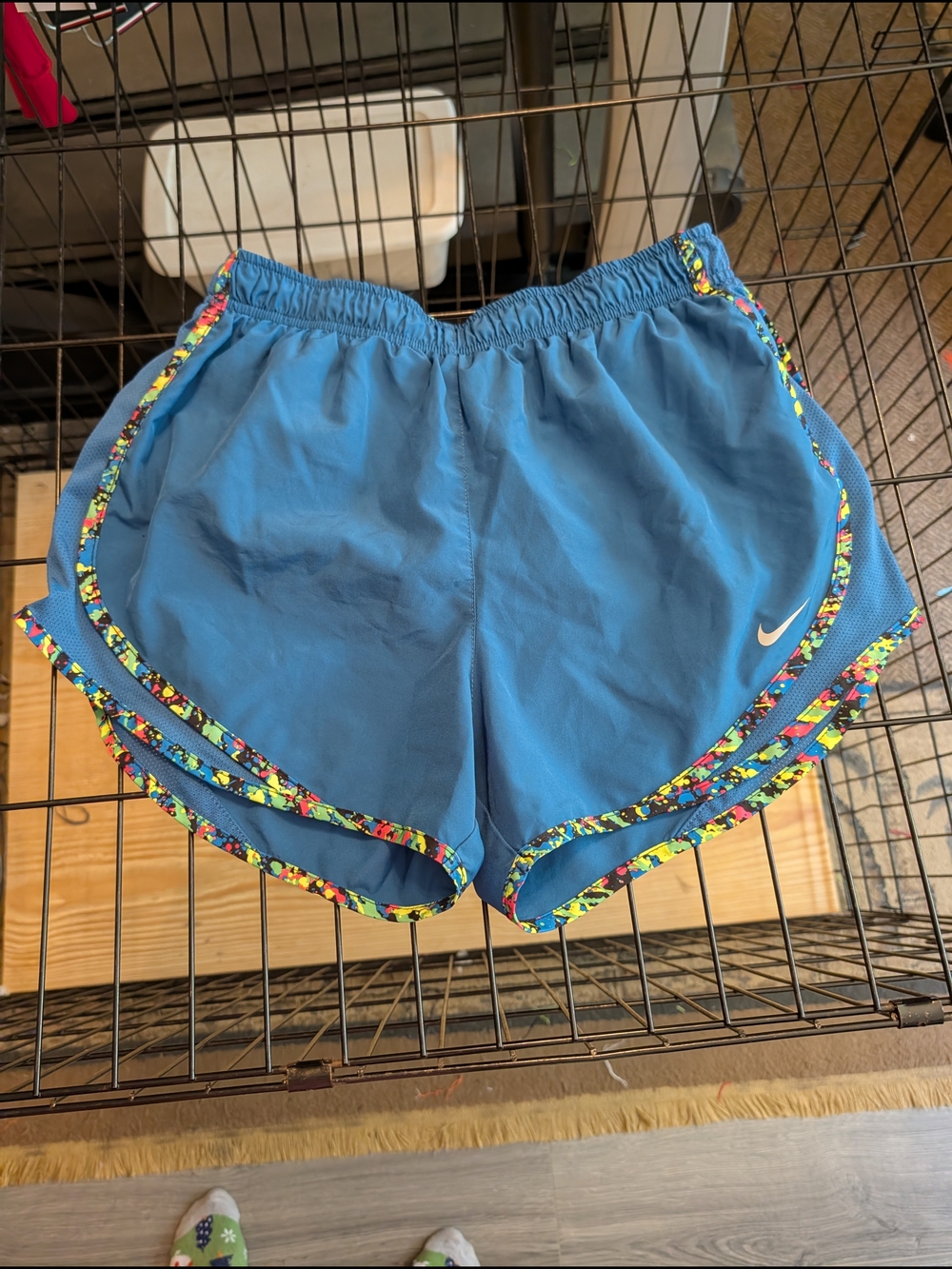 Nike Women’s Size Medium Blue with Multi Color Trim